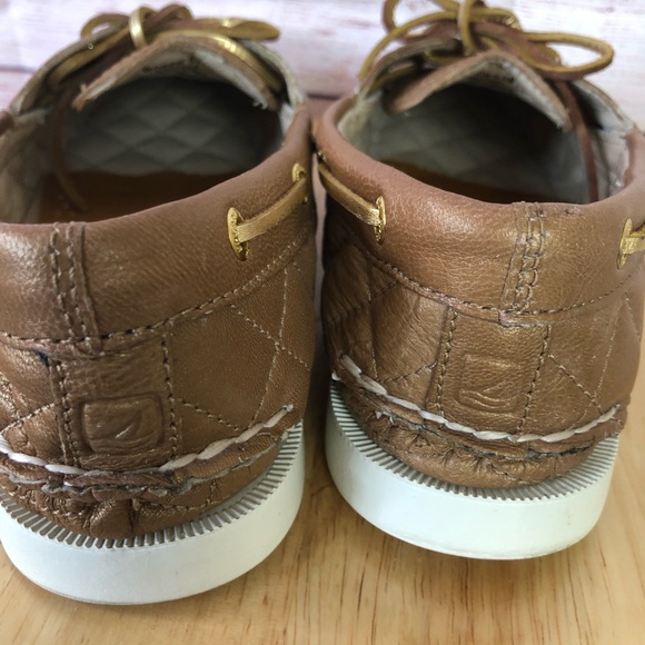 Sperry Top Sider Slip On Diamond Pattern Loafers - Picture 11 of 13